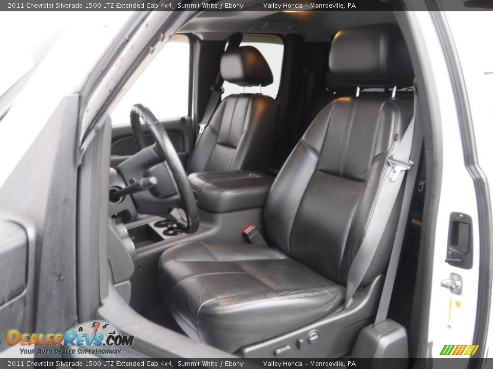 2011 Chevrolet Silverado 1500 LTZ Extended Cab 4x4 Summit White / Ebony Photo #15