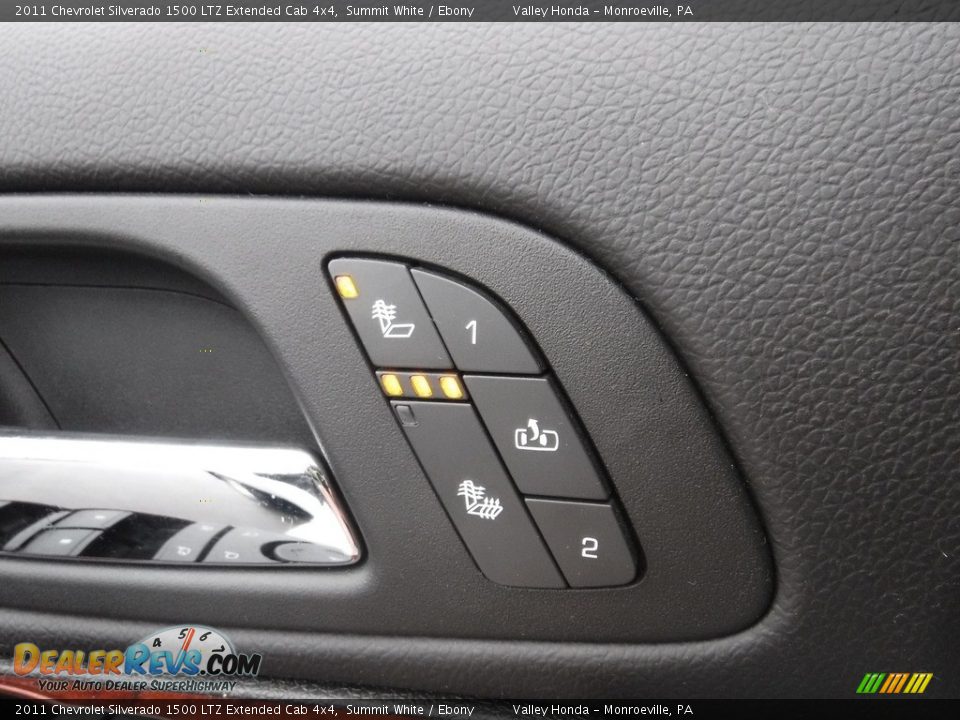 2011 Chevrolet Silverado 1500 LTZ Extended Cab 4x4 Summit White / Ebony Photo #18