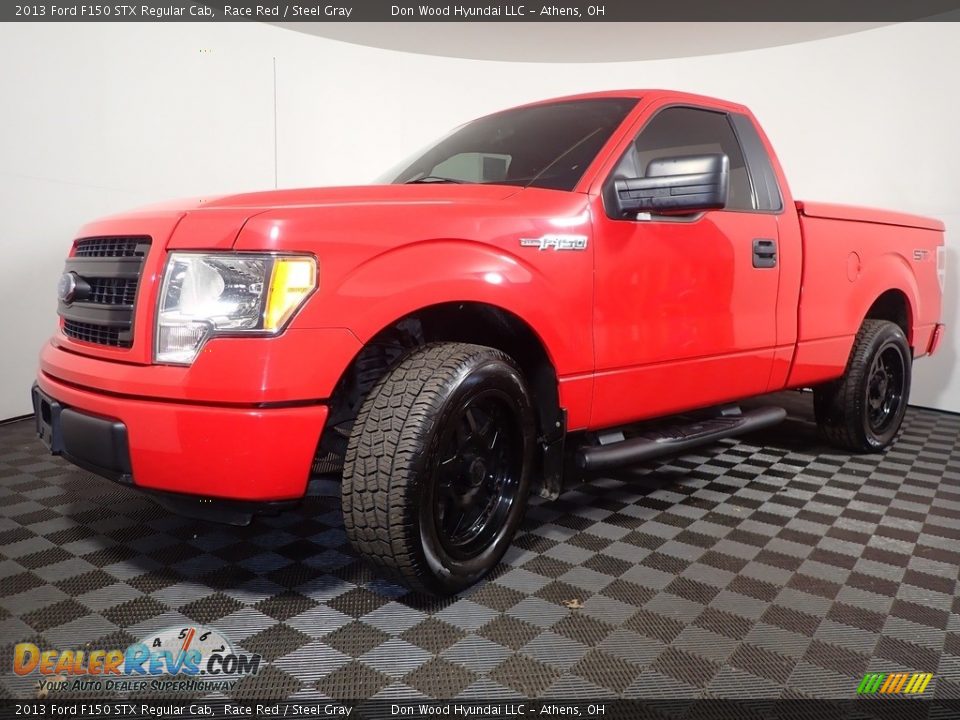 2013 Ford F150 STX Regular Cab Race Red / Steel Gray Photo #6