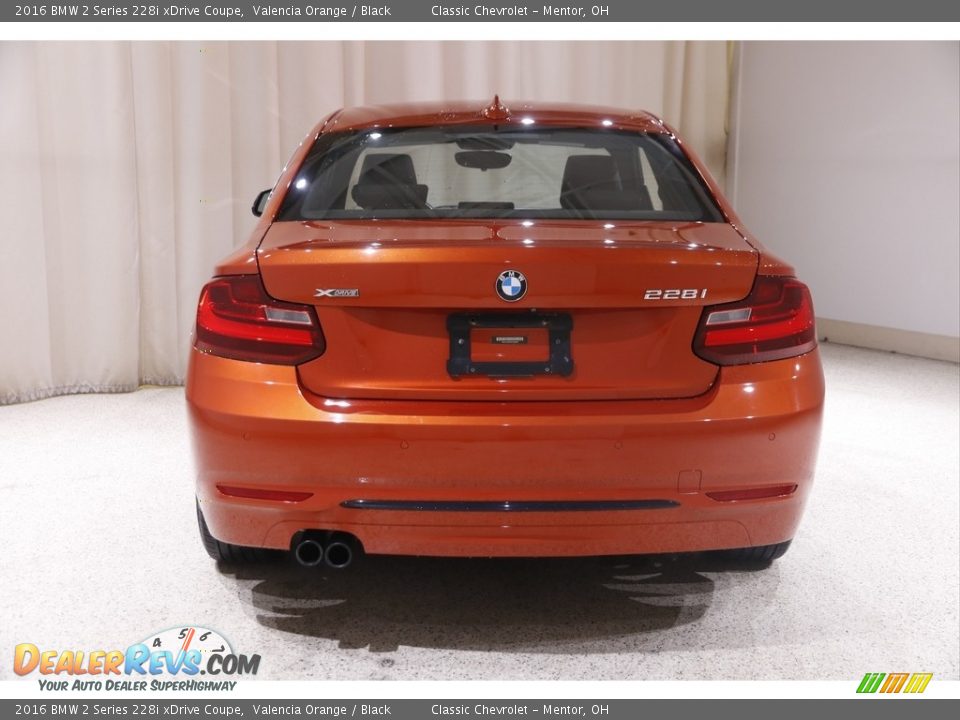 2016 BMW 2 Series 228i xDrive Coupe Valencia Orange / Black Photo #20