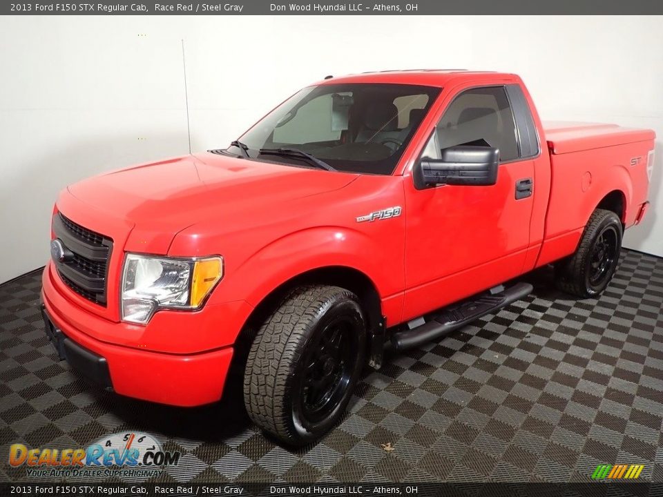 2013 Ford F150 STX Regular Cab Race Red / Steel Gray Photo #7