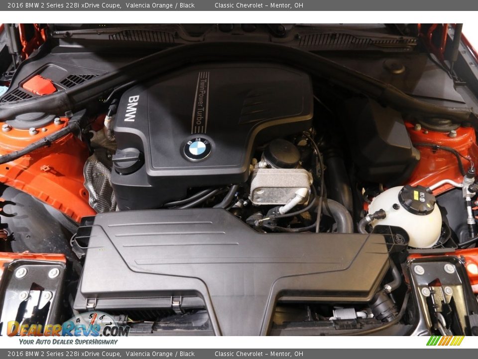 2016 BMW 2 Series 228i xDrive Coupe Valencia Orange / Black Photo #21