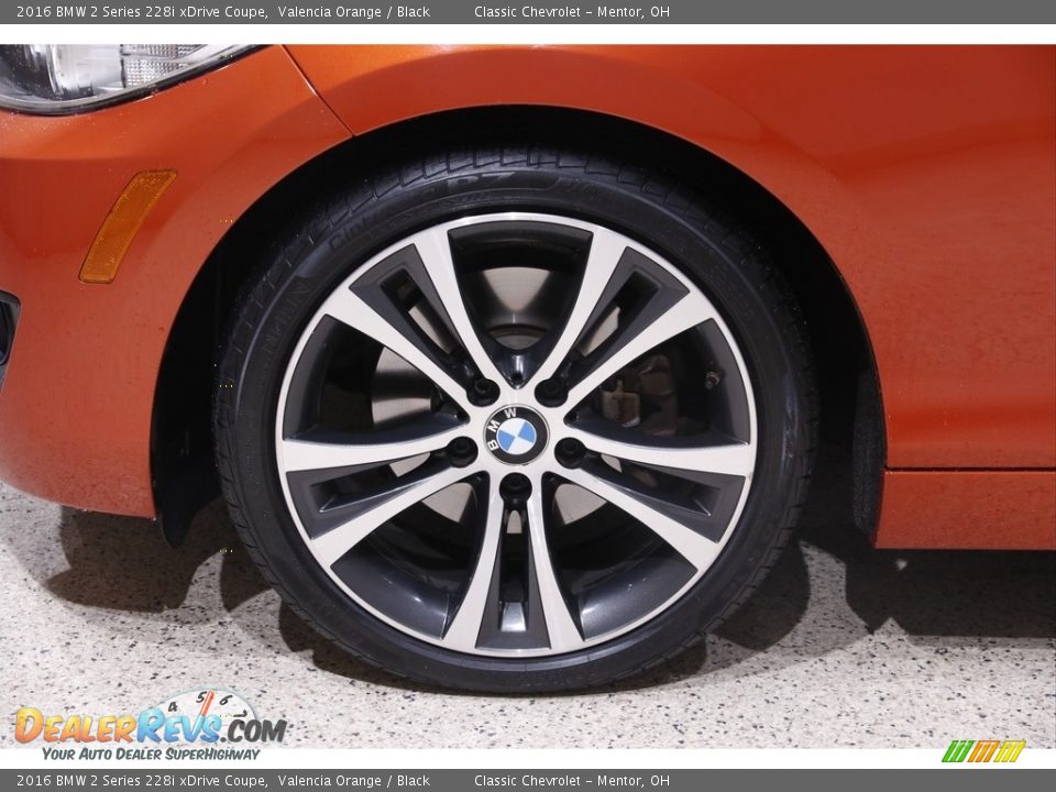 2016 BMW 2 Series 228i xDrive Coupe Valencia Orange / Black Photo #22