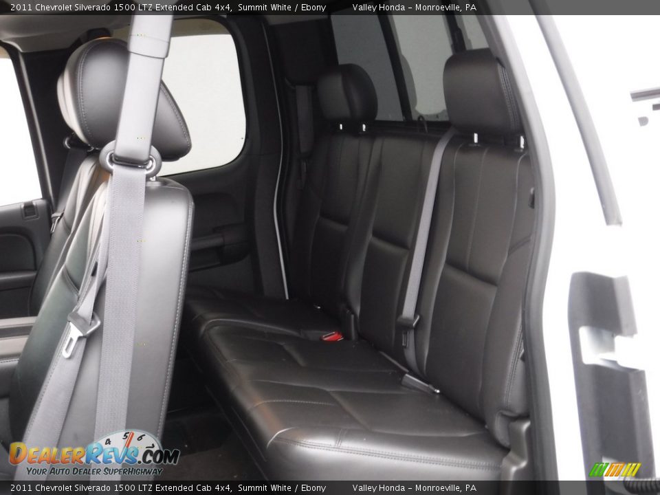 2011 Chevrolet Silverado 1500 LTZ Extended Cab 4x4 Summit White / Ebony Photo #28