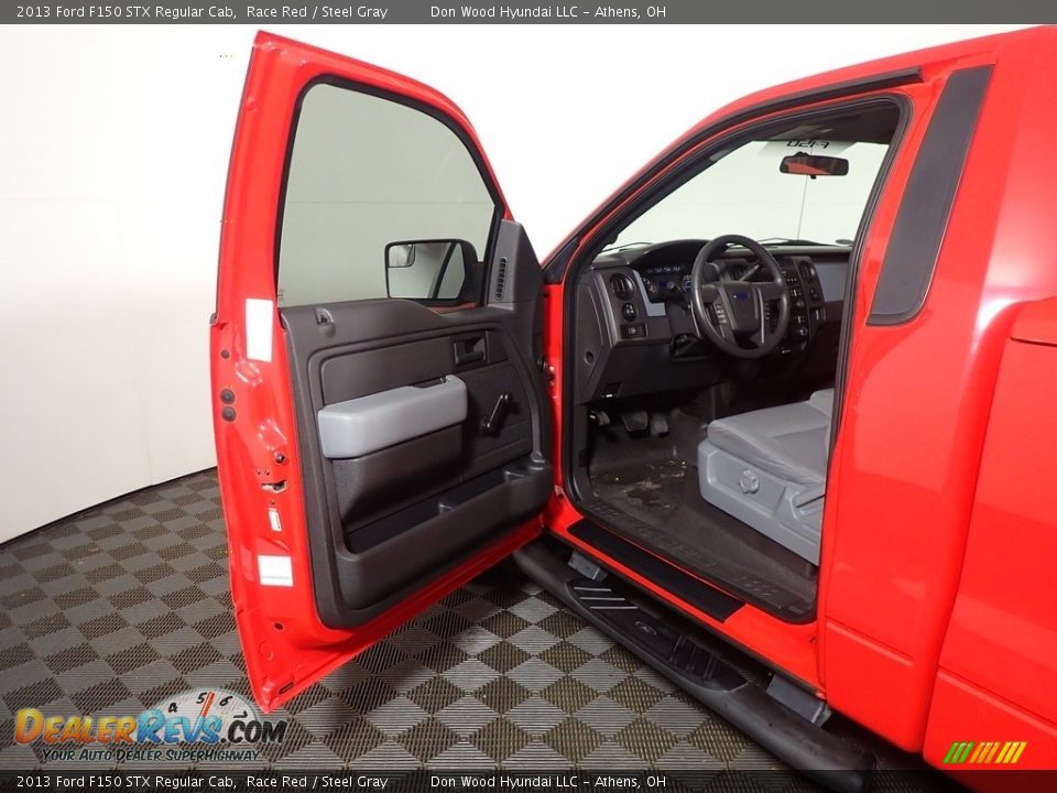 2013 Ford F150 STX Regular Cab Race Red / Steel Gray Photo #16