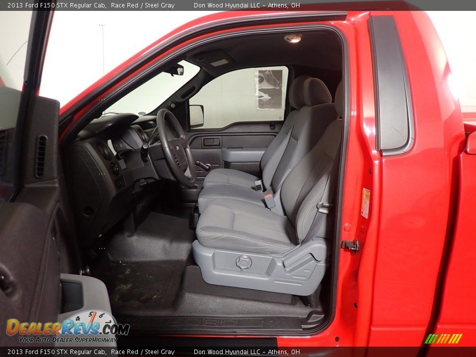 2013 Ford F150 STX Regular Cab Race Red / Steel Gray Photo #17