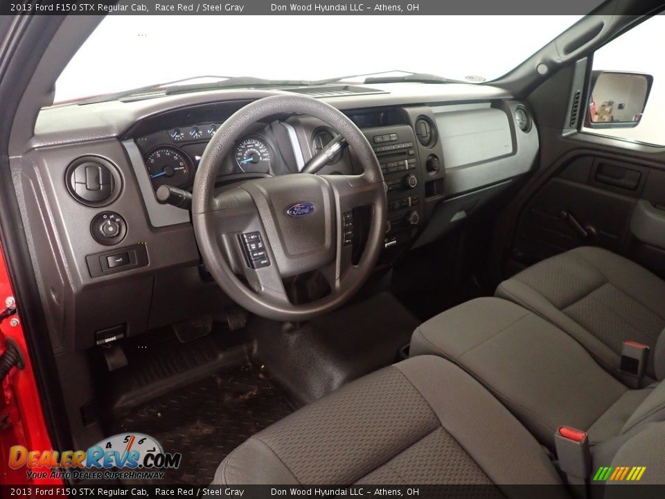 2013 Ford F150 STX Regular Cab Race Red / Steel Gray Photo #19
