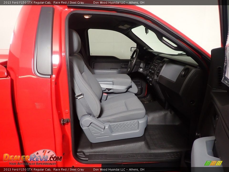 2013 Ford F150 STX Regular Cab Race Red / Steel Gray Photo #29