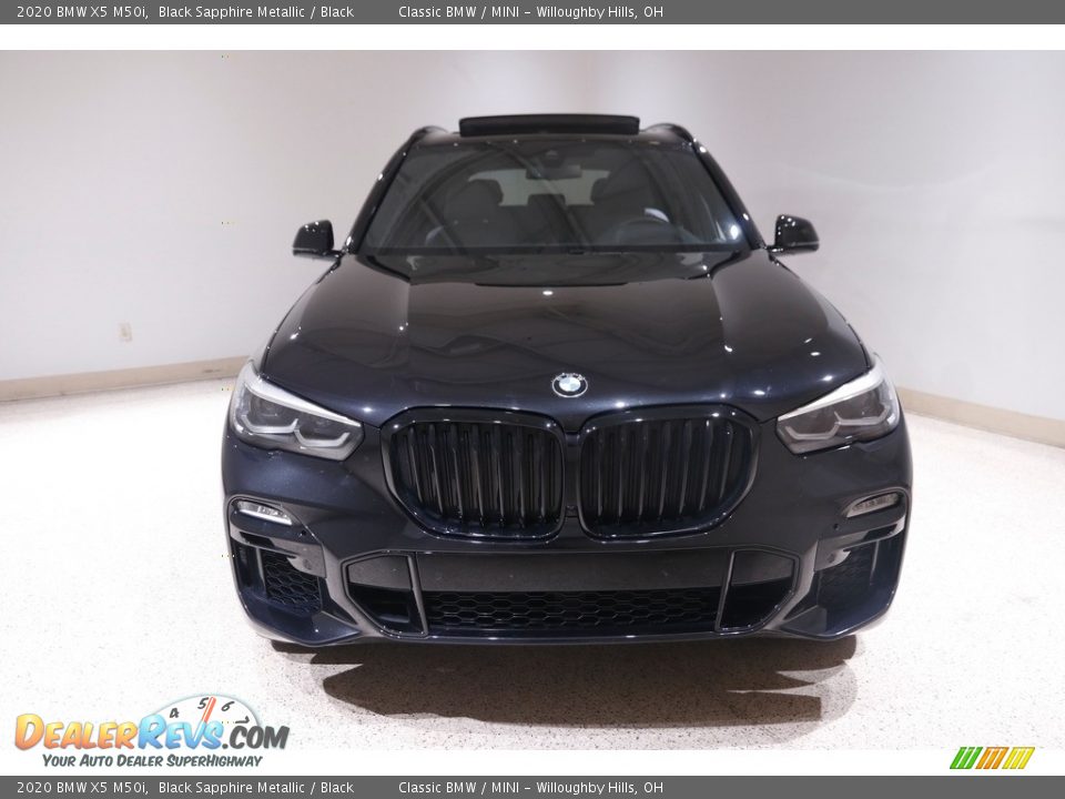 2020 BMW X5 M50i Black Sapphire Metallic / Black Photo #2