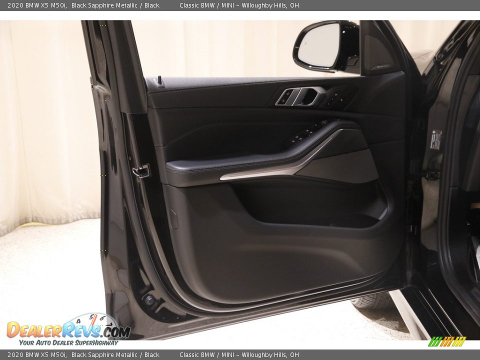 2020 BMW X5 M50i Black Sapphire Metallic / Black Photo #4
