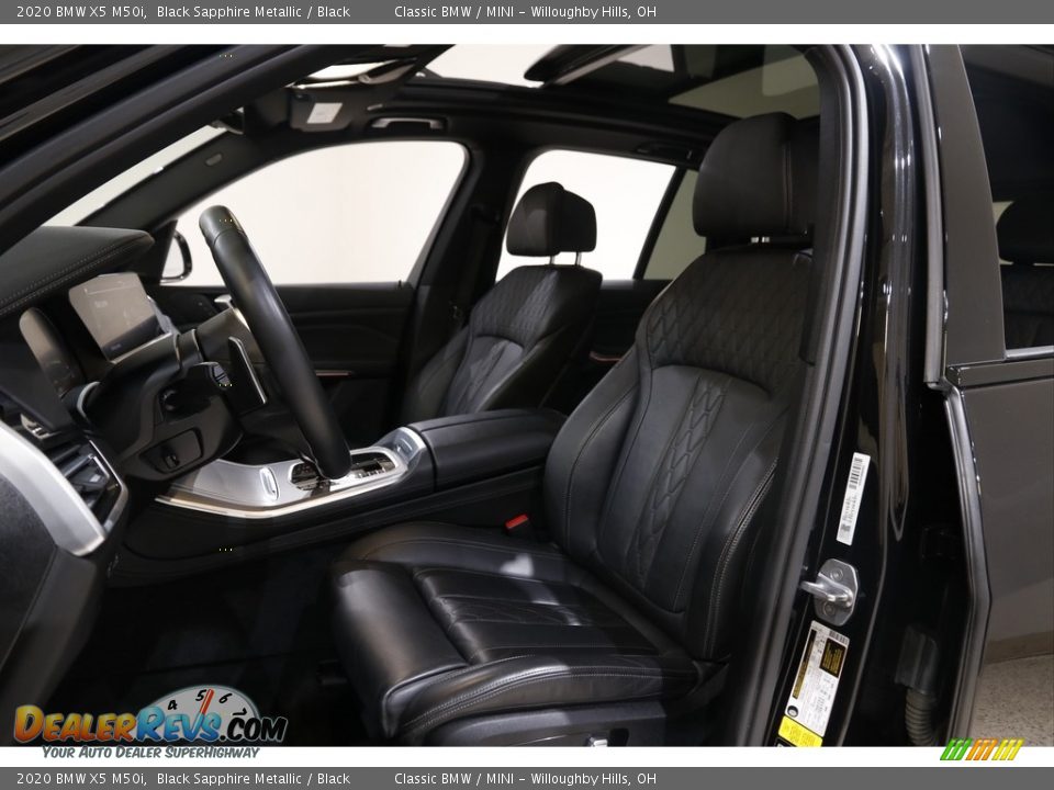 2020 BMW X5 M50i Black Sapphire Metallic / Black Photo #5
