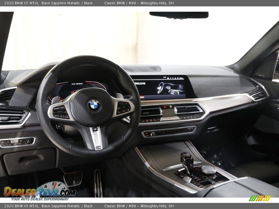 2020 BMW X5 M50i Black Sapphire Metallic / Black Photo #6
