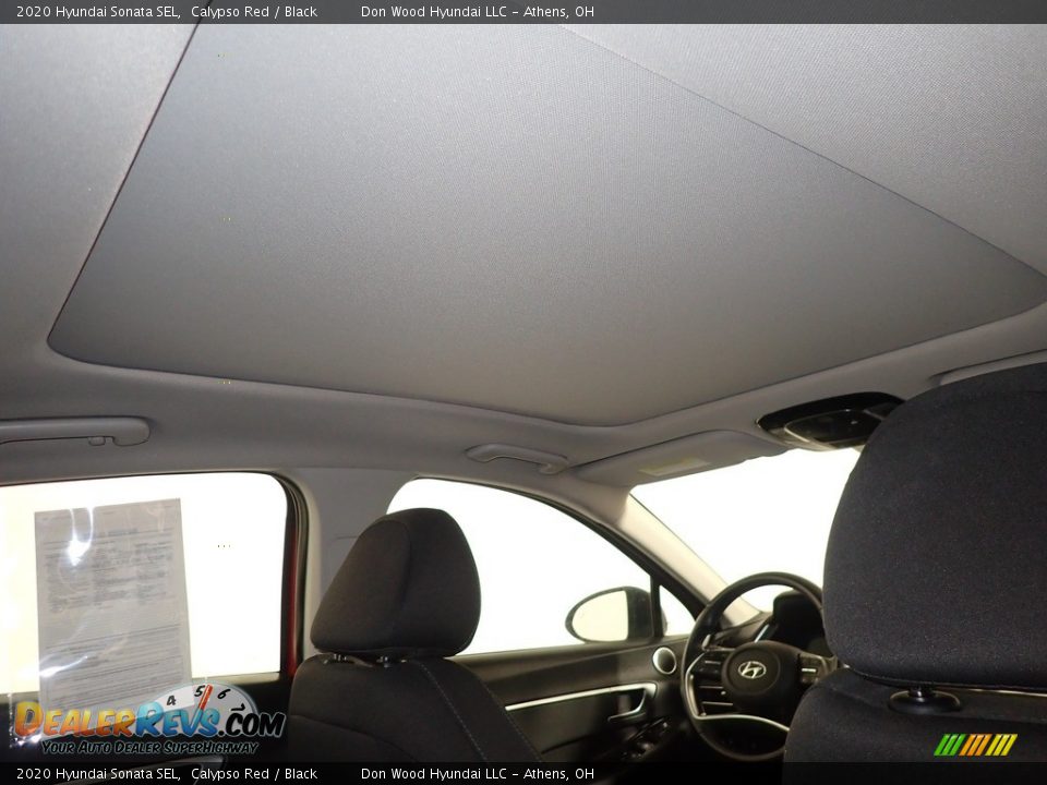2020 Hyundai Sonata SEL Calypso Red / Black Photo #2