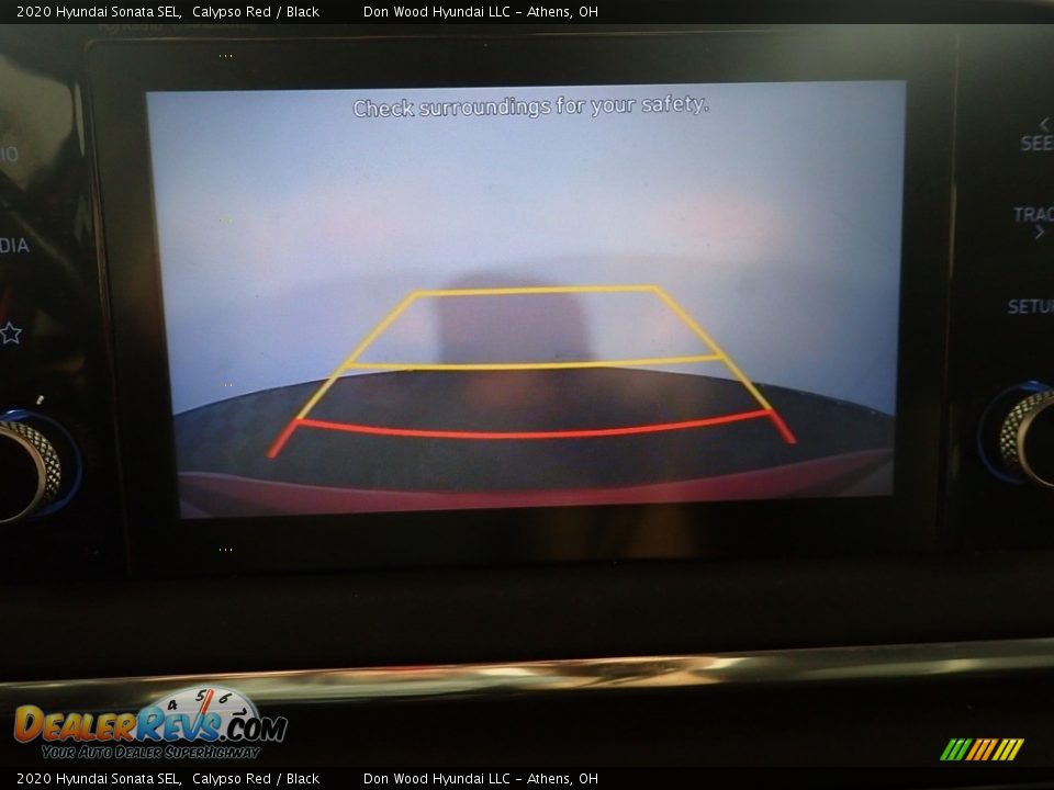 2020 Hyundai Sonata SEL Calypso Red / Black Photo #3