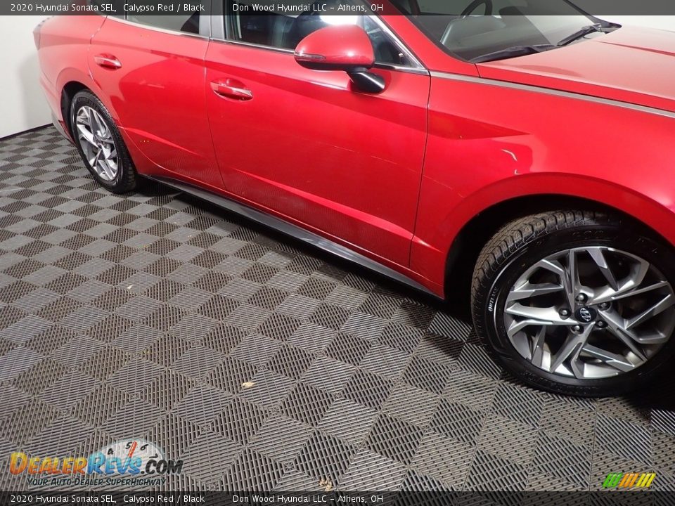 2020 Hyundai Sonata SEL Calypso Red / Black Photo #5