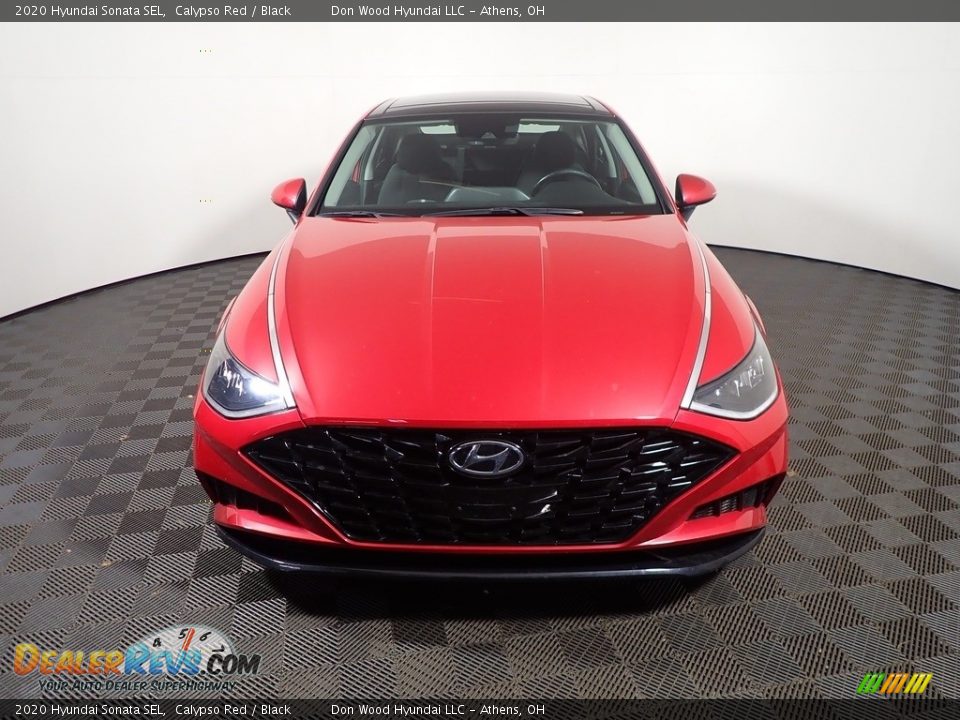 2020 Hyundai Sonata SEL Calypso Red / Black Photo #6