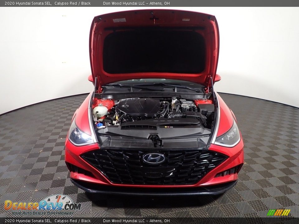 2020 Hyundai Sonata SEL Calypso Red / Black Photo #7
