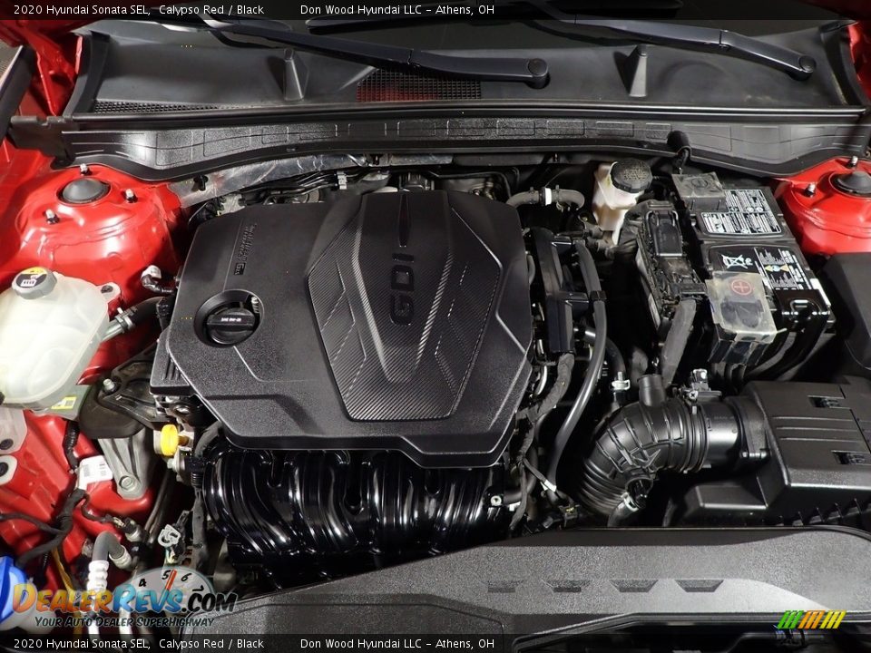 2020 Hyundai Sonata SEL Calypso Red / Black Photo #8