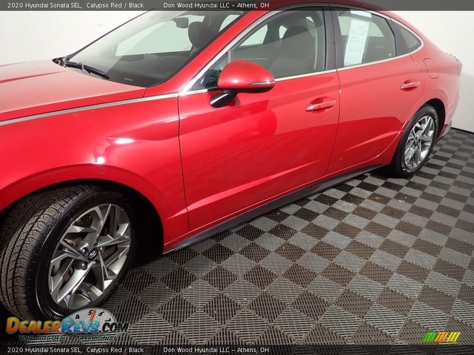 2020 Hyundai Sonata SEL Calypso Red / Black Photo #11