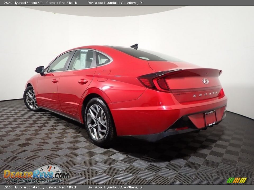 2020 Hyundai Sonata SEL Calypso Red / Black Photo #12