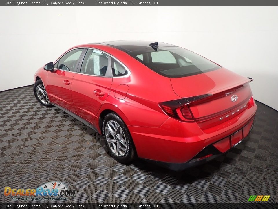 2020 Hyundai Sonata SEL Calypso Red / Black Photo #13