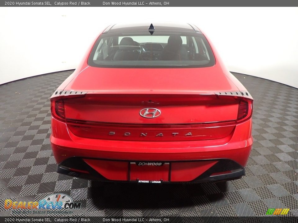 2020 Hyundai Sonata SEL Calypso Red / Black Photo #14