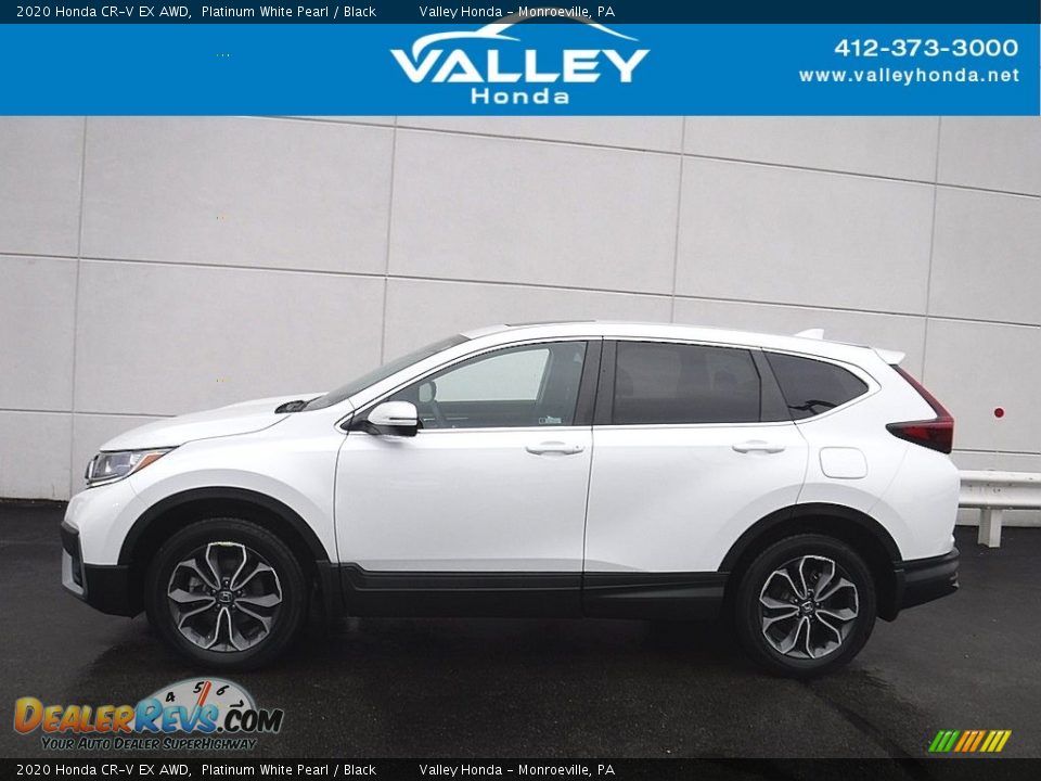 2020 Honda CR-V EX AWD Platinum White Pearl / Black Photo #2