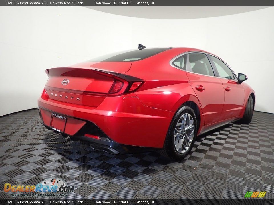 2020 Hyundai Sonata SEL Calypso Red / Black Photo #17