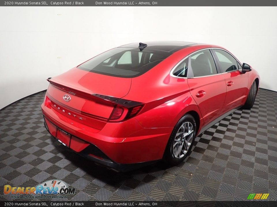 2020 Hyundai Sonata SEL Calypso Red / Black Photo #18