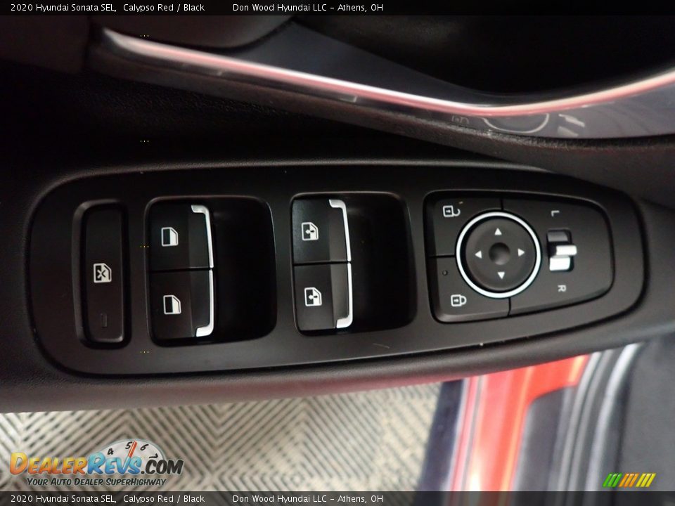 2020 Hyundai Sonata SEL Calypso Red / Black Photo #20