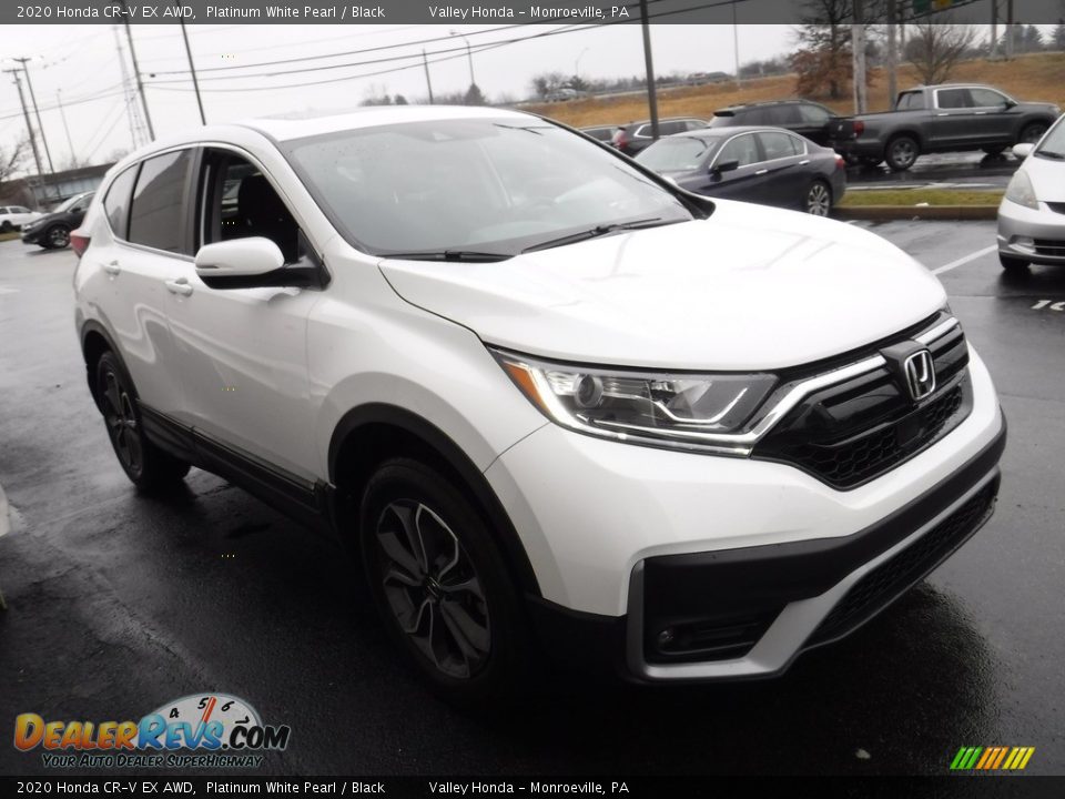 2020 Honda CR-V EX AWD Platinum White Pearl / Black Photo #6