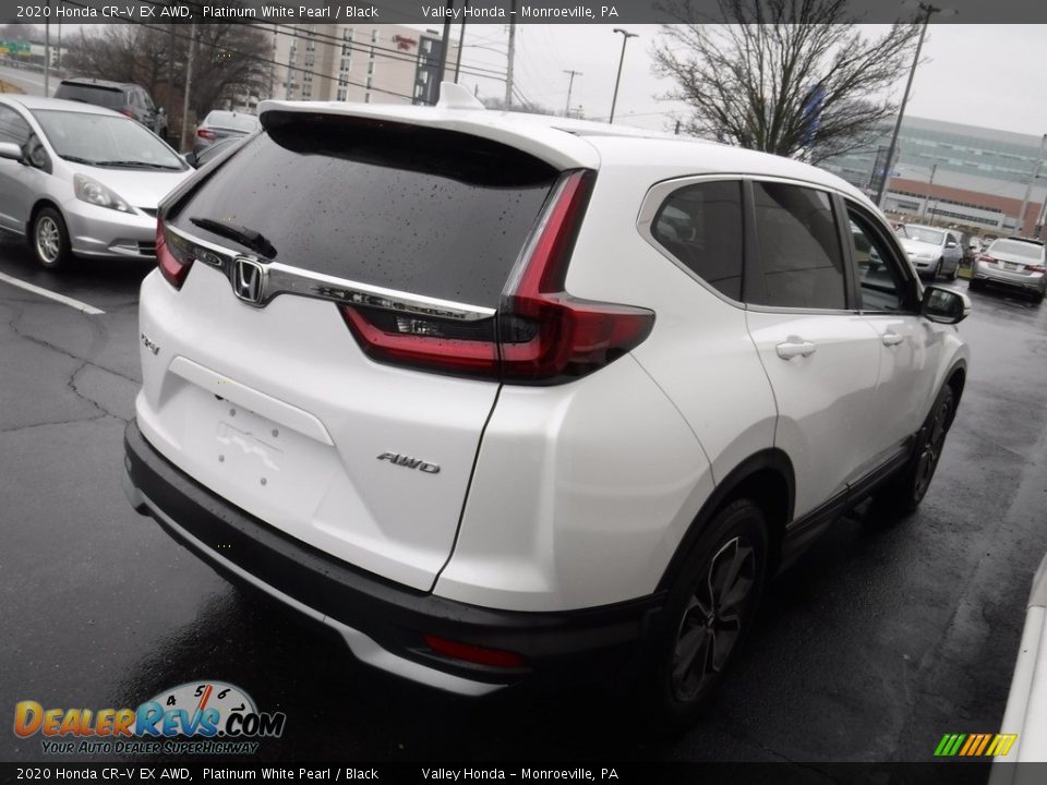 2020 Honda CR-V EX AWD Platinum White Pearl / Black Photo #7