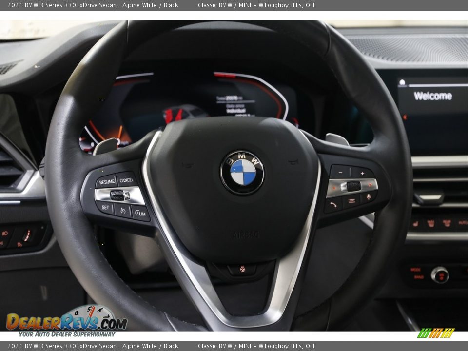 2021 BMW 3 Series 330i xDrive Sedan Steering Wheel Photo #7