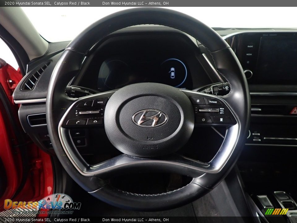 2020 Hyundai Sonata SEL Calypso Red / Black Photo #26