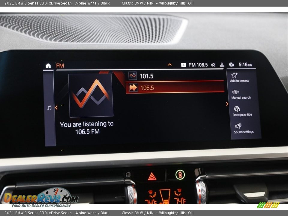 Controls of 2021 BMW 3 Series 330i xDrive Sedan Photo #11