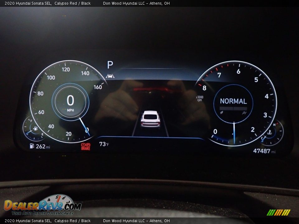 2020 Hyundai Sonata SEL Calypso Red / Black Photo #27