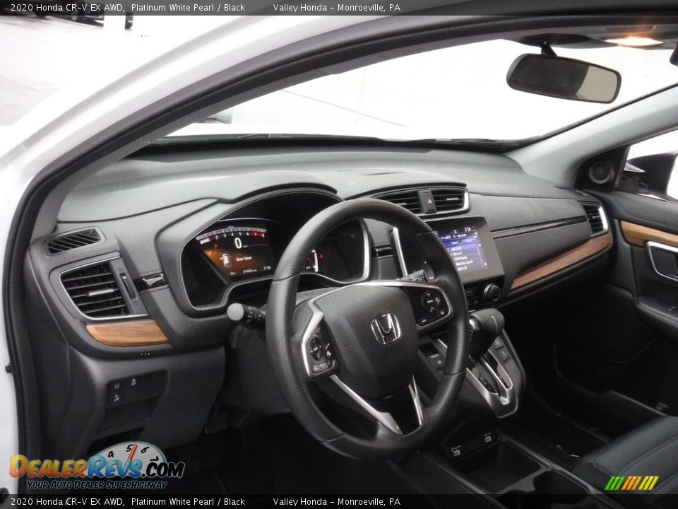 2020 Honda CR-V EX AWD Platinum White Pearl / Black Photo #12