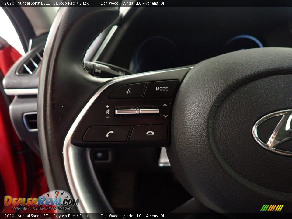 2020 Hyundai Sonata SEL Calypso Red / Black Photo #28