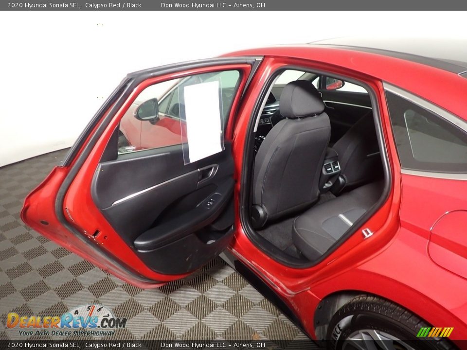 2020 Hyundai Sonata SEL Calypso Red / Black Photo #33