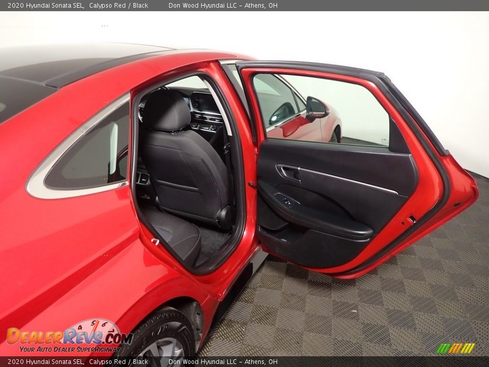 2020 Hyundai Sonata SEL Calypso Red / Black Photo #35