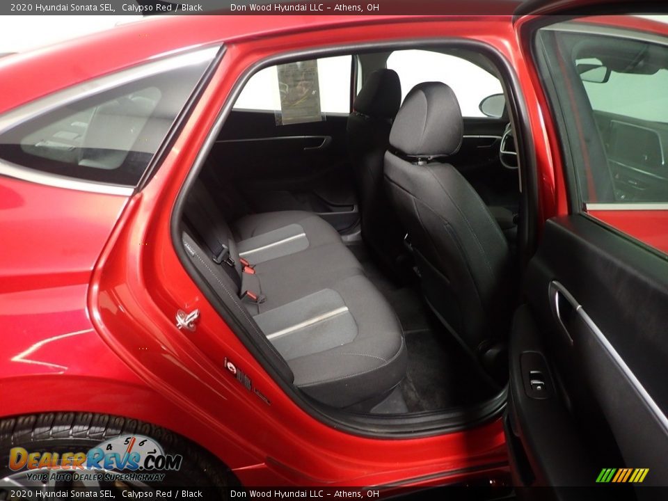 2020 Hyundai Sonata SEL Calypso Red / Black Photo #36