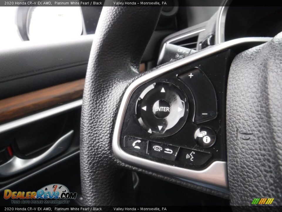 2020 Honda CR-V EX AWD Platinum White Pearl / Black Photo #27