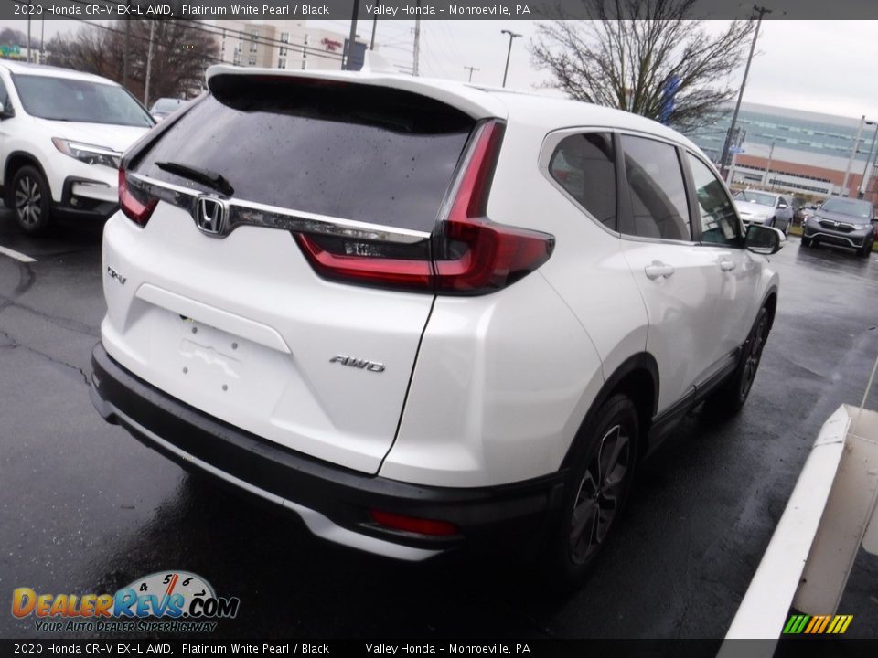 2020 Honda CR-V EX-L AWD Platinum White Pearl / Black Photo #7