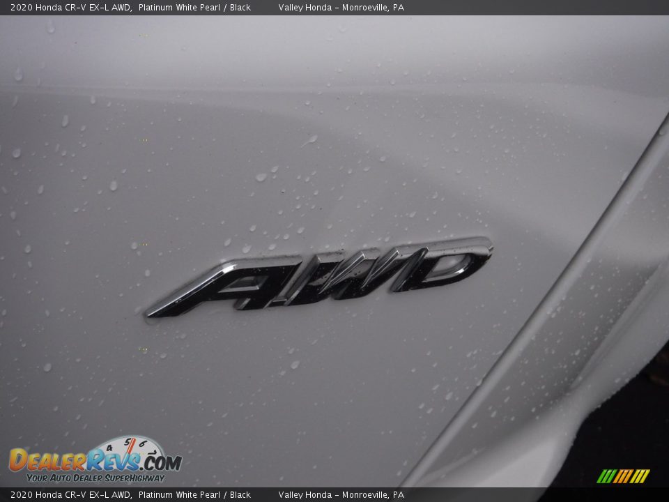 2020 Honda CR-V EX-L AWD Platinum White Pearl / Black Photo #9