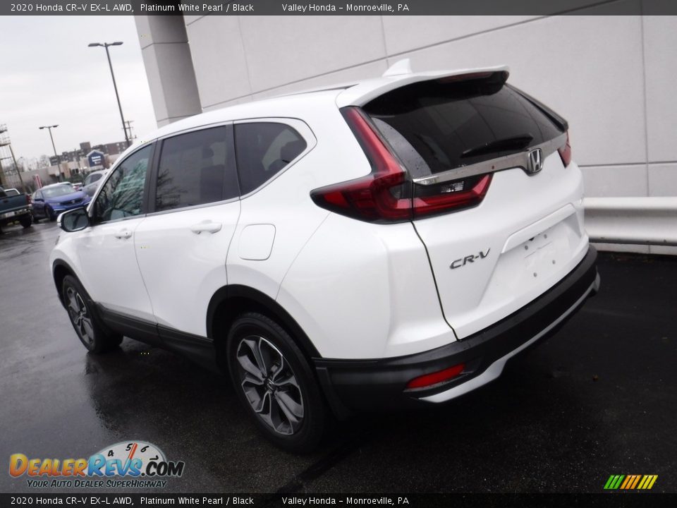2020 Honda CR-V EX-L AWD Platinum White Pearl / Black Photo #10