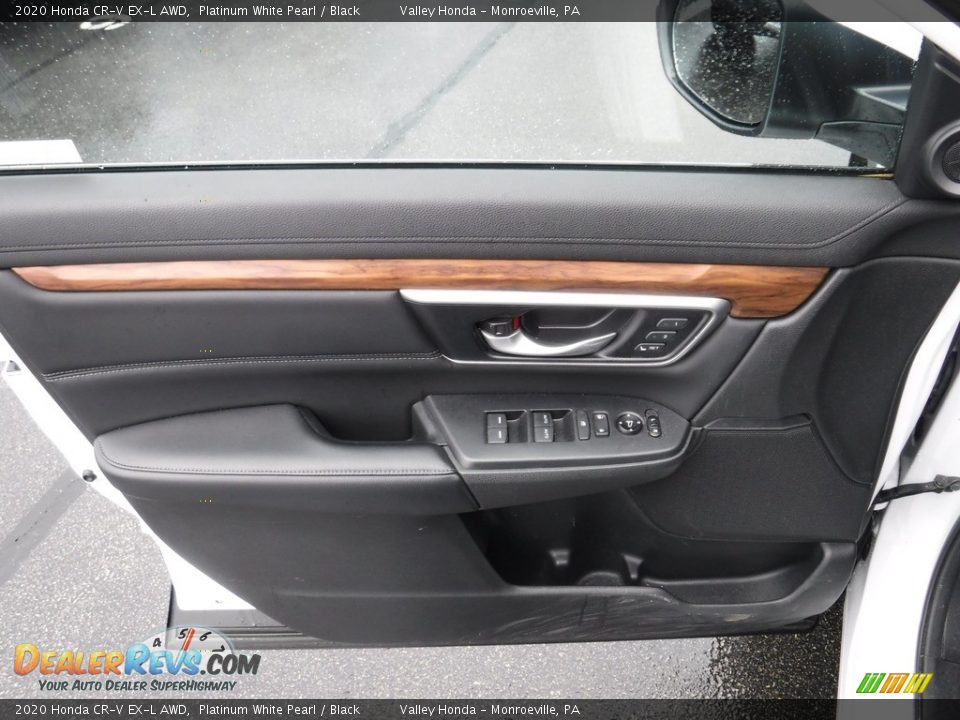 2020 Honda CR-V EX-L AWD Platinum White Pearl / Black Photo #13