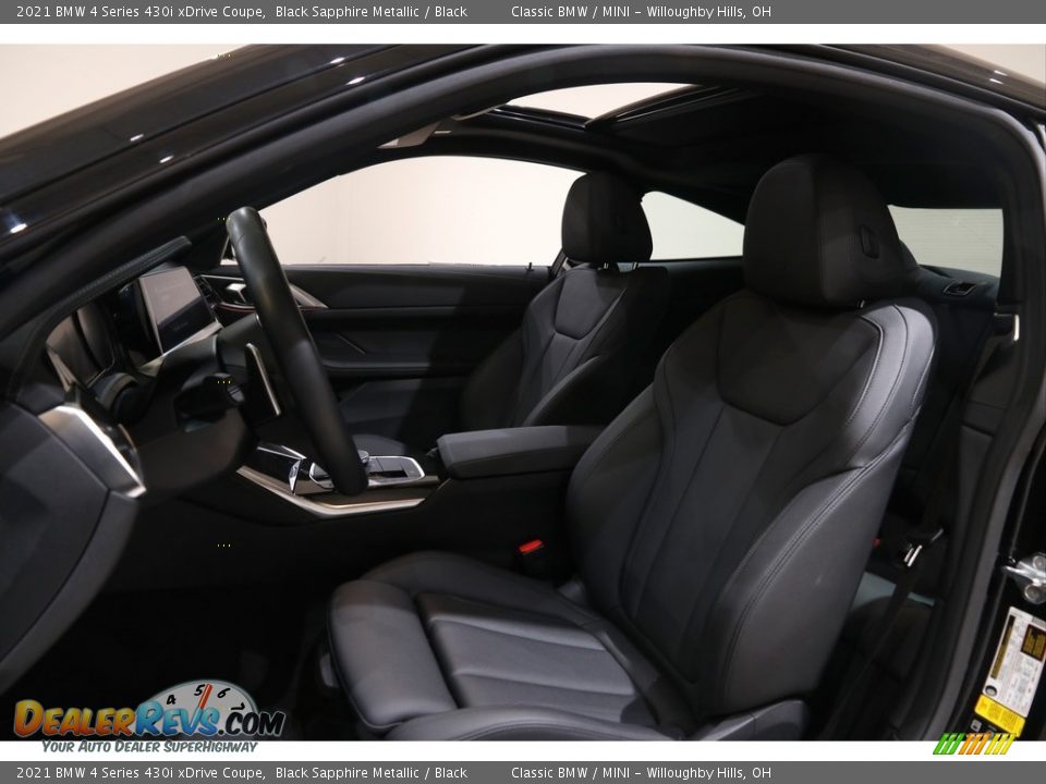 Front Seat of 2021 BMW 4 Series 430i xDrive Coupe Photo #5