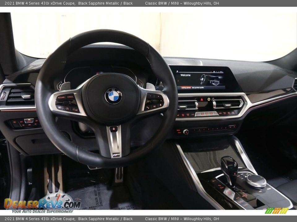 Dashboard of 2021 BMW 4 Series 430i xDrive Coupe Photo #6