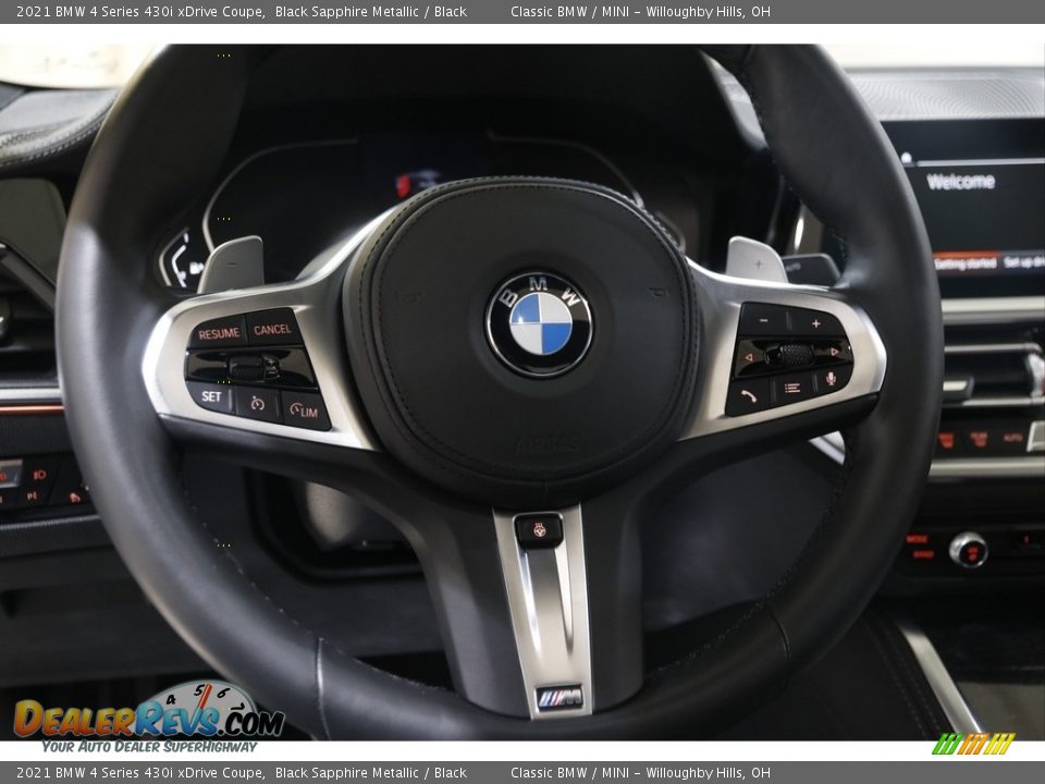 2021 BMW 4 Series 430i xDrive Coupe Steering Wheel Photo #7