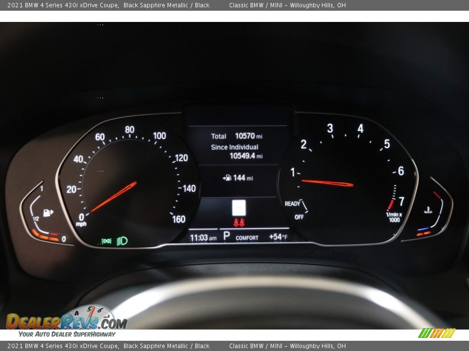 2021 BMW 4 Series 430i xDrive Coupe Gauges Photo #8